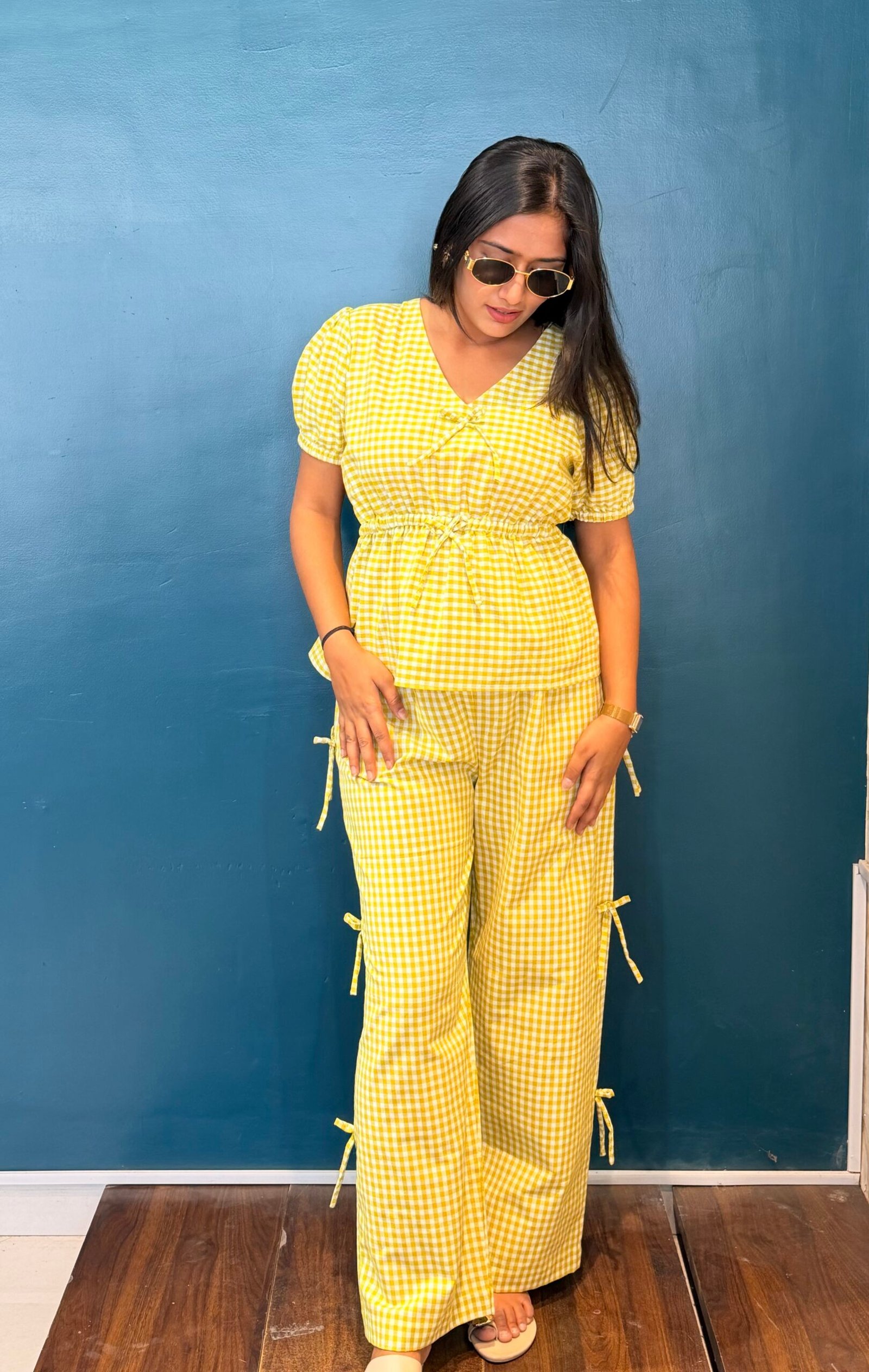 CLOVER GINGHAM CO-ORD SET